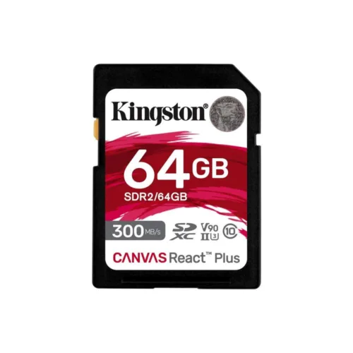 64GB Canvas React Plus SDXC UHS-II 300R/260W U3 V9-SDR2/64GB