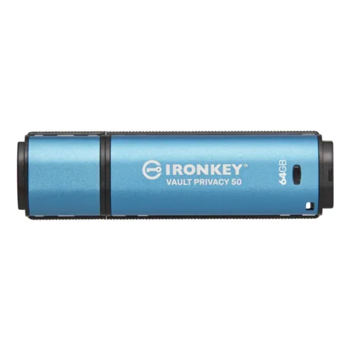64GB IronKey Vault Privacy 50 AES-256 Encrypted FI- IKVP50/64GB