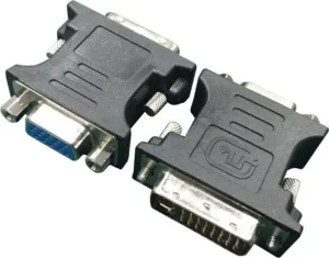 ADAPTOR video GEMBIRD DVI-I DL (T) la VGA (M) blac- A-DVI-VGA-BK