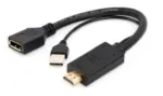 ADAPTOR video GEMBIRD HDMI (T) la DisplayPort (M) - A-HDMIM-DPF-01