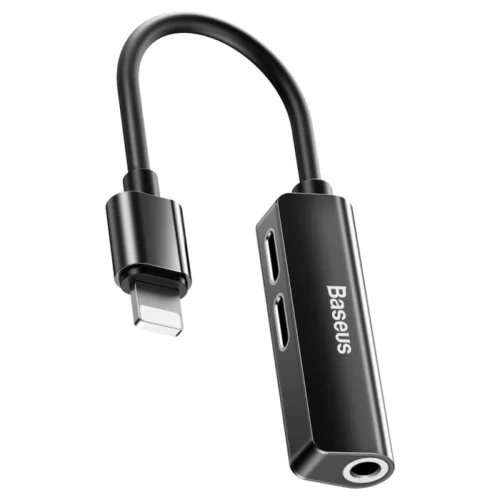 CABLU ADAPTOR Baseus 3 in 1 Iphone Lightning to Ja- CALL52-01