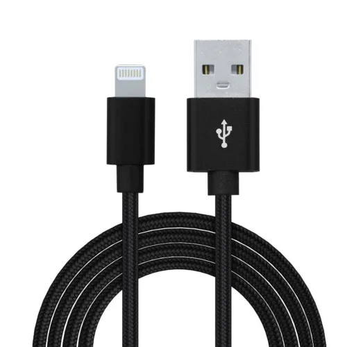 CABLU alimentare si date SPACER pt. smartphone USB- SPDC-LIGHT-BRD-BK-1.8