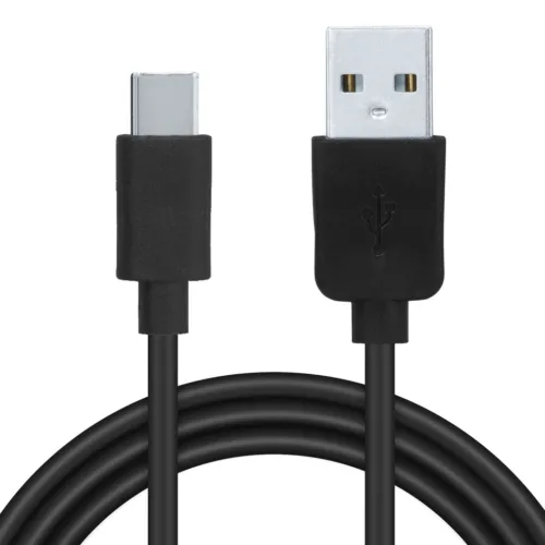 CABLU alimentare si date SPACER pt. smartphone USB- SPDC-TYPEC-PVC-BK-1.8