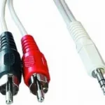 CABLU audio GEMBIRD stereo (3.5 mm jack la 2 x RCA- CCA-458-2.5M