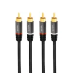 CABLU audio LOGILINK stereo (RCA T/T) 2m conectori- CA1204