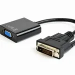 CABLU video GEMBIRD DVI-D DL (T) la VGA (M) 20cm r- AB-DVID-VGAF-01