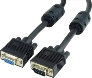CABLU video GEMBIRD adaptor VGA (T) la VGA (M) 3m - CC-PPVGAX-10-B