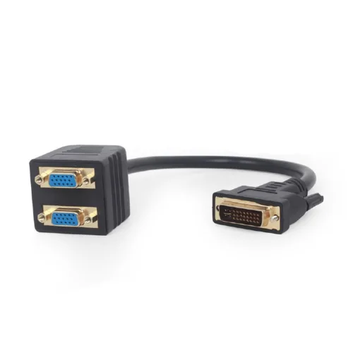 CABLU video GEMBIRD splitter DVI-I DL (T) la 2 x V- A-DVI-2VGA-01