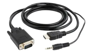 CABLU video GEMBIRD splitter HDMI (T) la VGA (T)+ - A-HDMI-VGA-03-10
