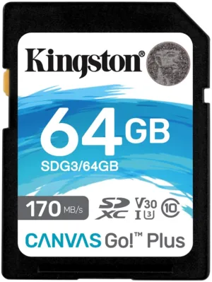 CARD MSD KINGSTON 64 GB SD clasa 10 standard UHS-I-SDG3/64GB
