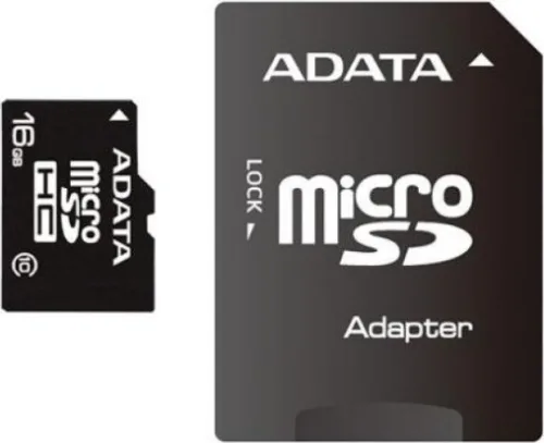 CARD MicroSD ADATA  16 GB MicroSDHC clasa 10 stand-AUSDH16GUICL10-RA1
