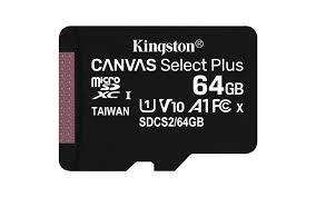 CARD MicroSD KINGSTON 64 GB microSDXC clasa 10 sta-SDCS2/64GBSP