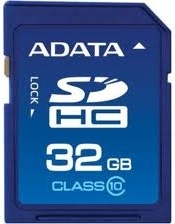 CARD SD ADATA 32 GB SDHC clasa 10 standard UHS-I U-ASDH32GUICL10-R