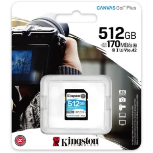 CARD SD KINGSTON 512 GB SDXC clasa 10 standard UHS-SDG3/512GB