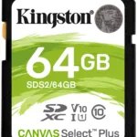 CARD SD KINGSTON 64 GB SDHC clasa 10 standard UHS--SDS2/64GB