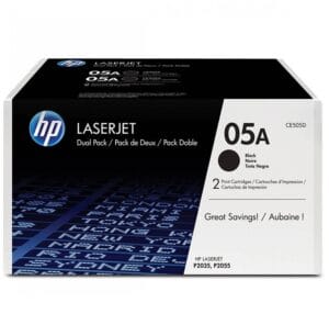 Dual-Pack Original HP Black 05A  CE505D