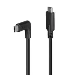Cablu Lindy USB C 90 10Gbps 1m negru - LY-32018