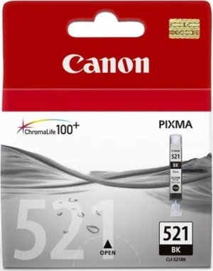 Cartus Cerneala Original Canon Black CLI-521B  BS2933B001AA