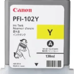 Cartus Cerneala Original Canon Yellow PFI-102Y  CF0898B001AA