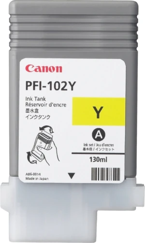 Cartus Cerneala Original Canon Yellow PFI-102Y  CF0898B001AA