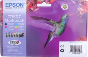 Cartus Cerneala Original Epson CMYK T0807  C13T08074011