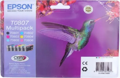 Cartus Cerneala Original Epson CMYK T0807  C13T08074011