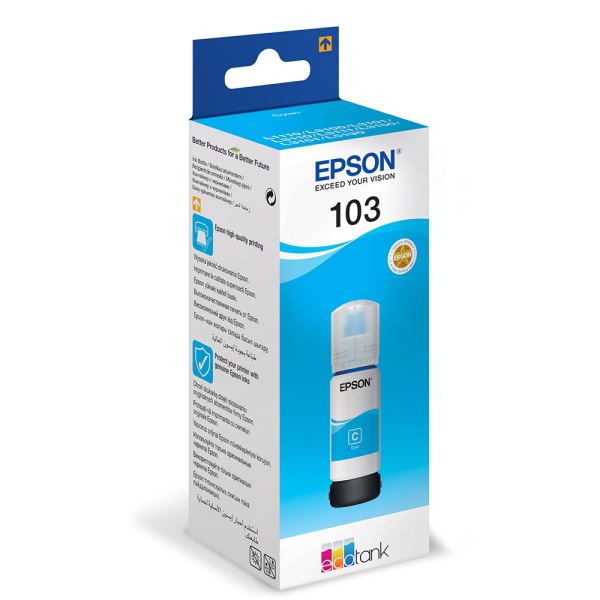 Cartus Cerneala Original Epson Cyan 103  C13T00S24A