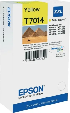 Cartus Cerneala Original Epson Yellow T7014  C13T70144010
