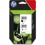 Cartus Cerneala Original HP Black/Color 302  X4D37AE