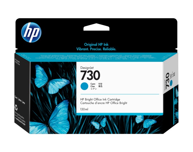 Cartus Cerneala Original HP Cyan 730  P2V62A