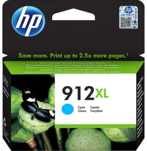 Cartus Cerneala Original HP Cyan Nr.912XL  3YL81AE