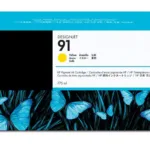 Cartus Cerneala Original HP Yellow 91  C9469A