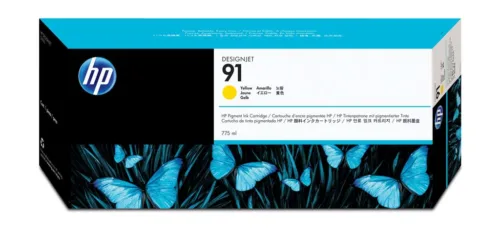 Cartus Cerneala Original HP Yellow 91  C9469A