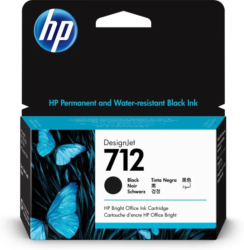 Cartus cerneala Original HP Black 712  3ED70A