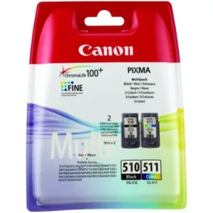 Combo-Pack  Original Canon Black/Color PG-510/CL-511  BS2970B010AA
