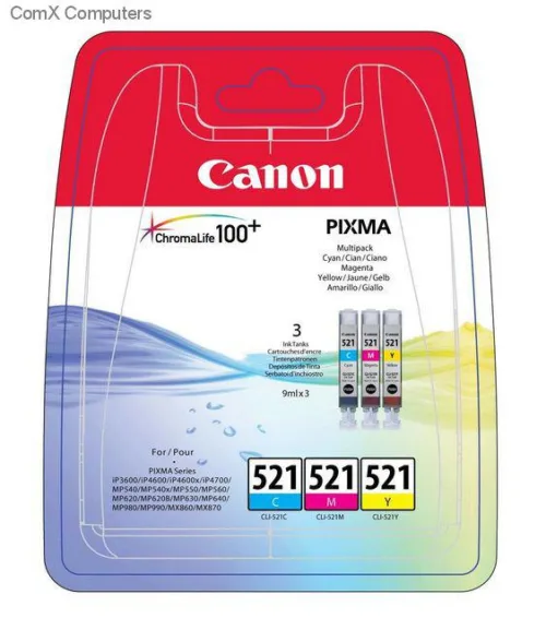 Combo-Pack Original Canon  CLI-521MULTI  2934B010AA