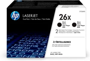 Dual-Pack Original HP Black 26X  CF226XD