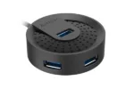 HUB extern A4TECH porturi USB-A: USB 3.0 x 4 conec-HUB-30C-BK