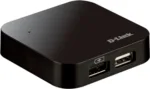 HUB extern D-LINK  USB 2.0 x 4 conectare prin USB -DUB-H4