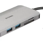 HUB extern D-LINK porturi Gigabit LAN x 1 SD/micro-DUB-M810