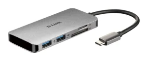 HUB extern D-LINK porturi SD/microSD Dual Card Rea-DUB-M610