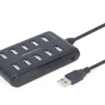 HUB extern GEMBIRD  USB 2.0 x 10 conectare prin US-UHB-U2P10P-01