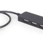 HUB extern GEMBIRD  USB 2.0 x 4 conectare prin USB-UHB-U2P4-06
