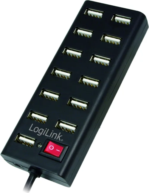 HUB extern LOGILINK  USB 2.0 x 13 conectare prin U-UA0126