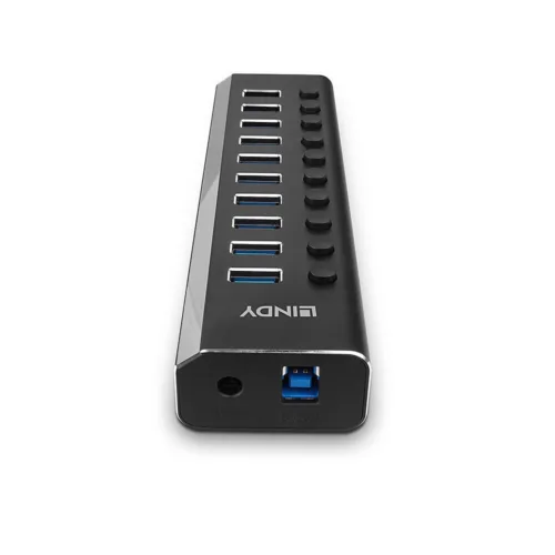 Hub Lindy 10 Port USB 3.0 buton On/Off LY-43370-LY-43370