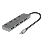Hub Lindy 4 Port USB 3.2 buton On/Off LY-43383-LY-43383