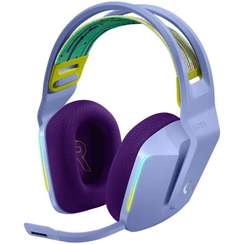 LOGITECH G733 LightSpeed Headset - LILAC - EMEA - 981-000890