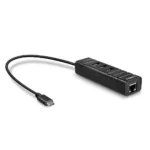 Lindy Hub USB 3.1 Type-C USB-A + RJ45 LY-43249-LY-43249