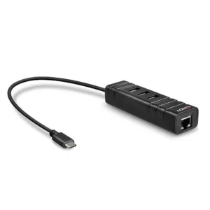 Lindy Hub USB 3.1 Type-C USB-A + RJ45 LY-43249-LY-43249