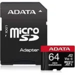 MEMORIE MICROSD ADATA Endurance 64 GB MicroSDHC cl-AUSDX64GUI3V30SHA2-RA1